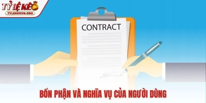 Bổn phận người dùng là chấp nhận chính sách miễn trừ trách nhiệm