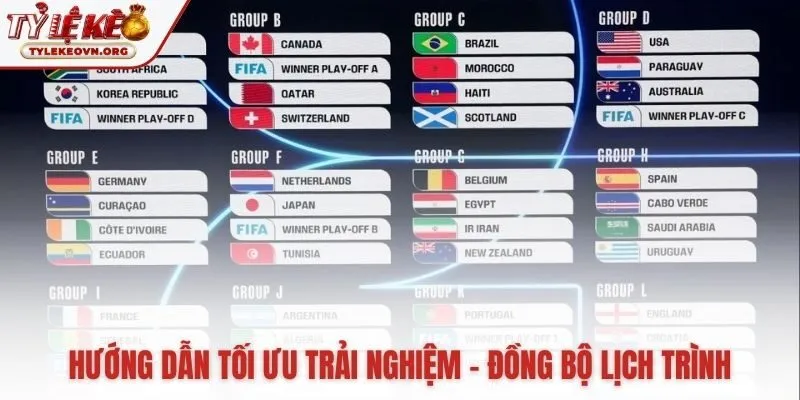 Đồng bộ lịch thi đấu bóng đá thẳng vào điện thoại cá nhân