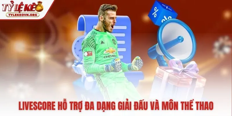 Livescore bao quát tỷ số từ bóng đá đến thể thao điện tử