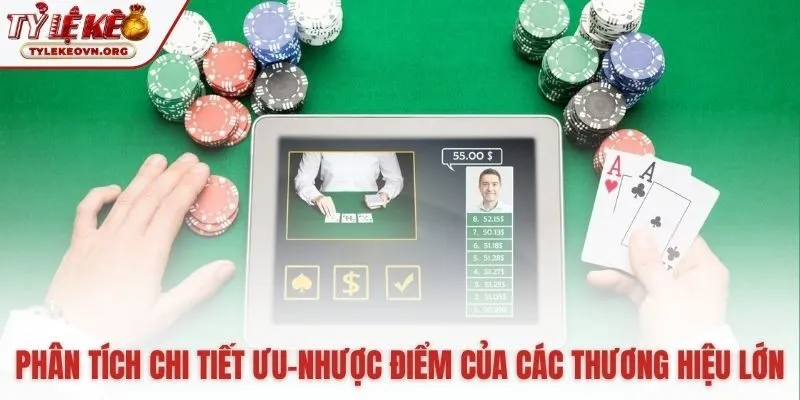 Ưu và nhược điểm chung của các địa chỉ cá cược hàng đầu