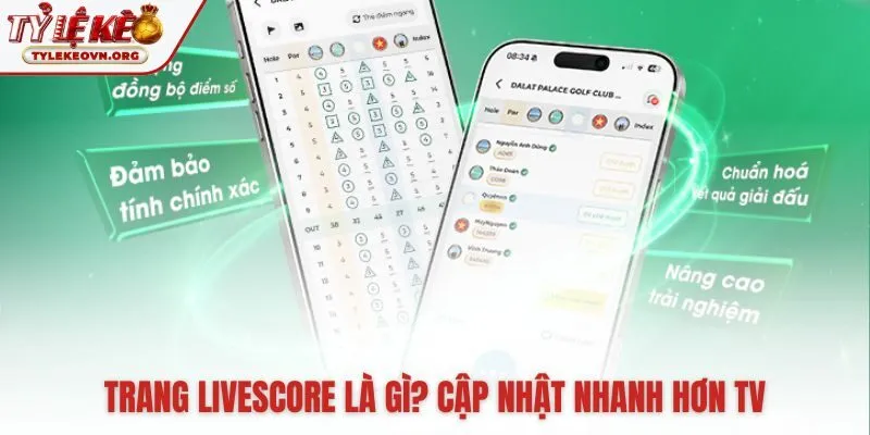 Livescore nhanh hơn TV nhờ công nghệ đẩy dữ liệu