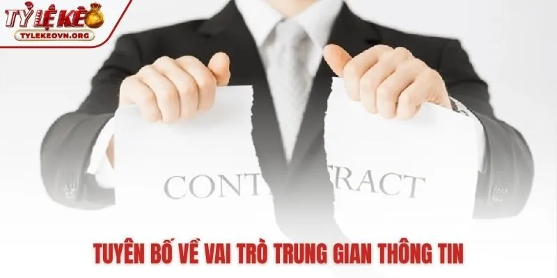 Vai trò trung gian thông tin là nền tảng miễn trừ trách nhiệm